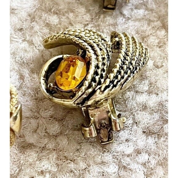 Vintage Earrings Fashion Silver Seed Druzy Avon Retro Beaded Y2K 80s 5 Pc Lot - Picture 4 of 11